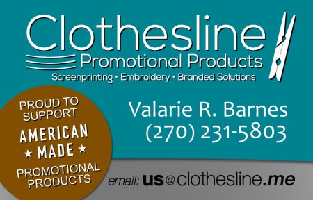 Clothesline Promotional Products Business Cards