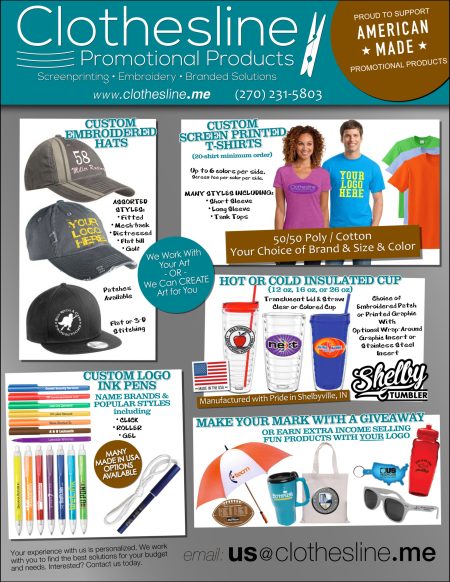Clothesline Promotional Products Flyer